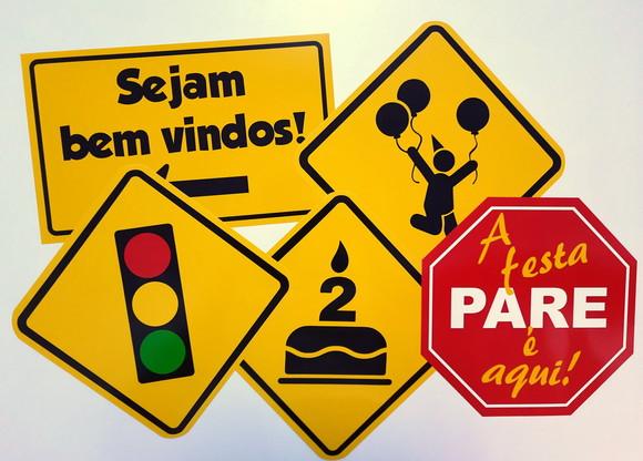 Placas Decorativas - Trânsito