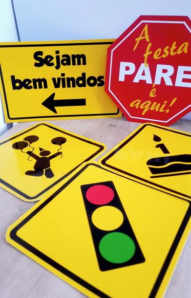 Placas Decorativas - Trânsito