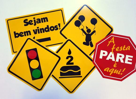 Placas Decorativas - Trânsito