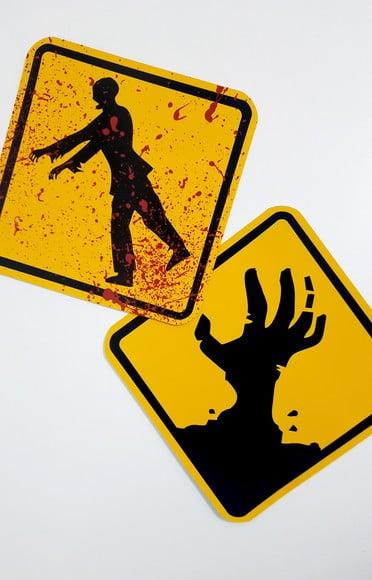 Placas Decorativas - Zumbi