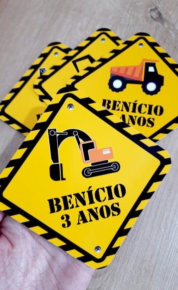 Placas Decorativas 12 cm - Construção