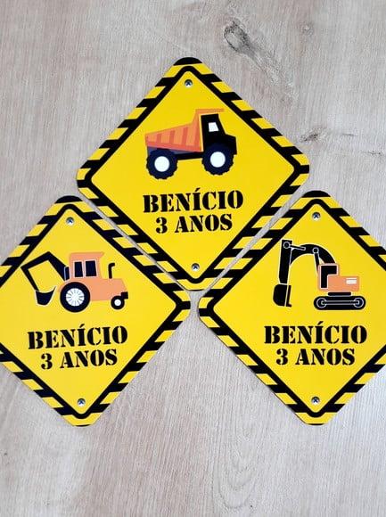 Placas Decorativas 12 cm - Construção