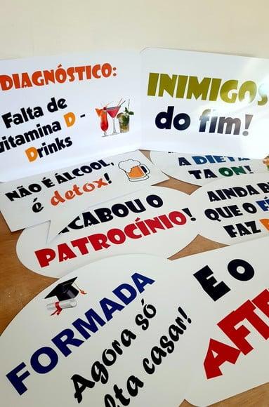Placas Divertidas - Formatura