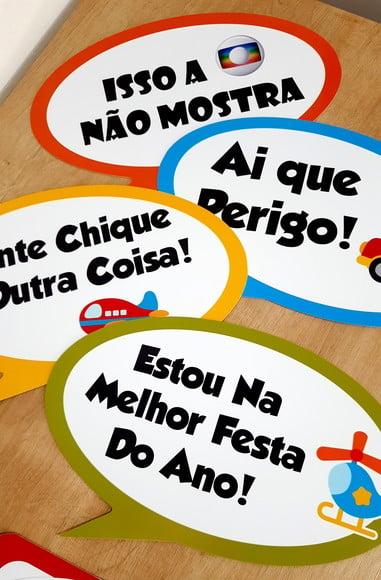 Placas Divertidas - Meios de Transporte