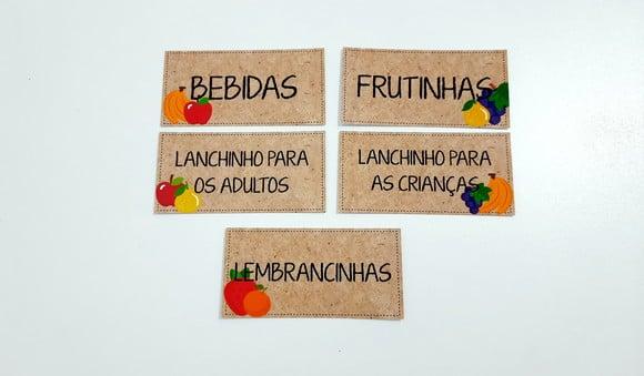 Plaquinhas Feira - Quitandinha