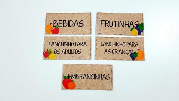Plaquinhas Feira - Quitandinha