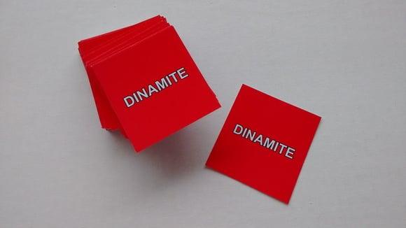 Rótulo Baton Dinamite