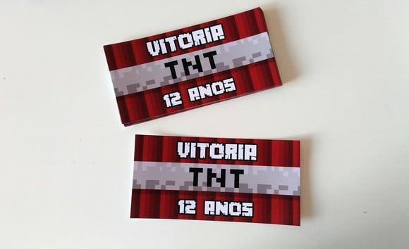 Rótulo Baton Triplo - Bomba
