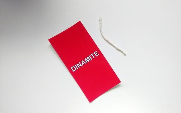 Rótulo Baton Triplo - Dinamite