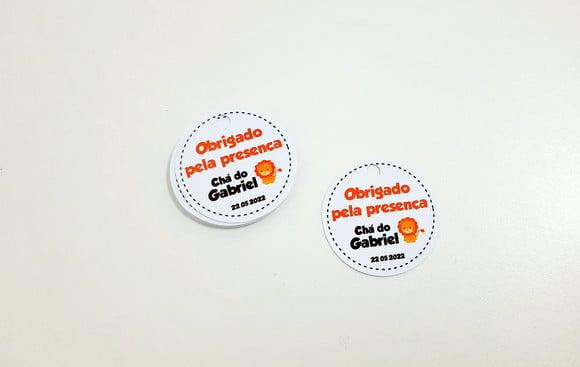 Tag 4 cm Leãozinho - Safari