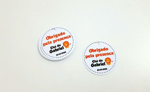 Tag 4 cm Leãozinho - Safari