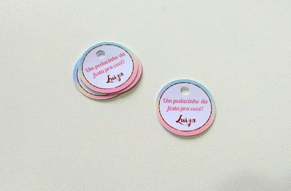 Tag Arco-íris 4 cm
