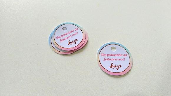 Tag Arco-íris 4 cm