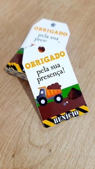Tag Construção 5 cm