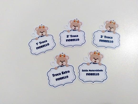 Tag Mala de Maternidade - Ursinho