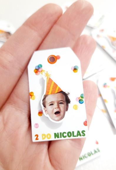 Tag Personalizada com Rostinho