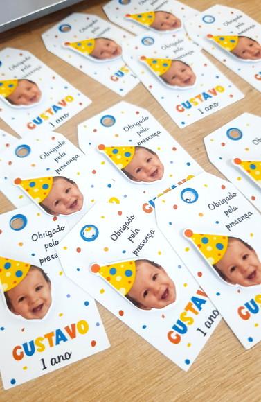 Tag Personalizada com Rostinho