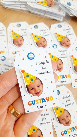 Tag Personalizada com Rostinho