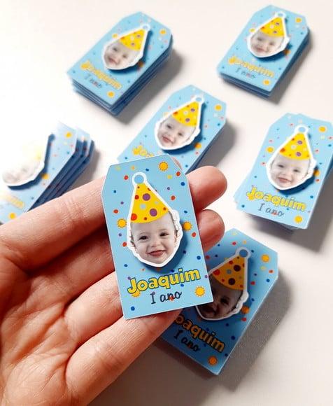 Tag Personalizada com Rostinho - Volta ao Sol