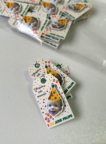 Tag Personalizada com Rostinho Safari