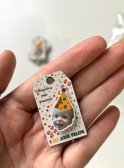 Tag Personalizada com Rostinho Safari