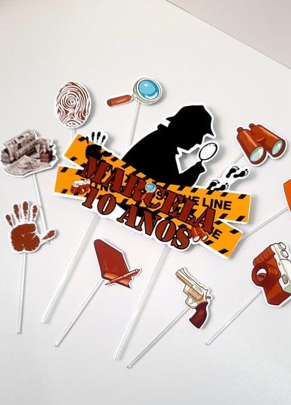 Topo de Bolo - Detetive Sherlock Holmes