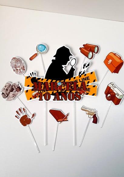 Topo de Bolo - Detetive Sherlock Holmes