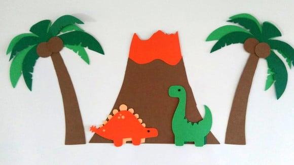 Topo de Bolo - Dinossauro