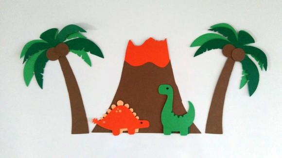 Topo de Bolo - Dinossauro