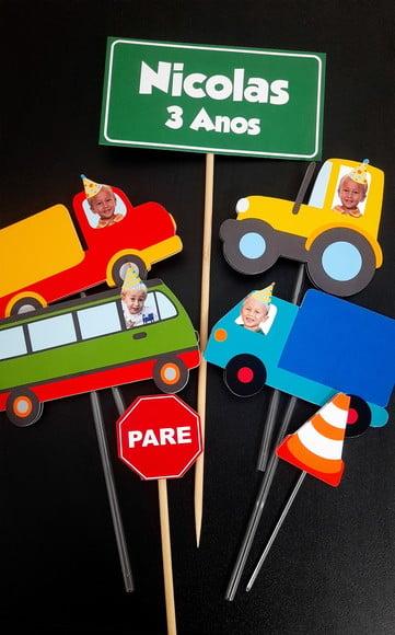 Topo de Bolo - Meios de Transporte
