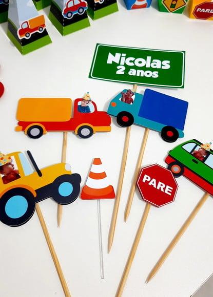 Topo de Bolo - Meios de Transporte
