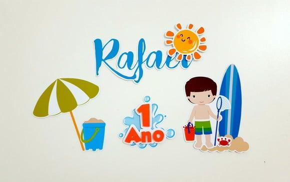 Topo de Bolo - Pool Party