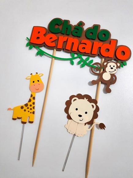 Topo de Bolo - Safari