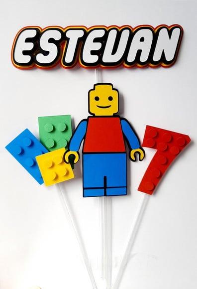 Topo de Bolo em Scrap - Blocos de Montar