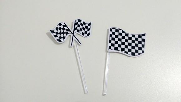 Topper Bandeira Corrida