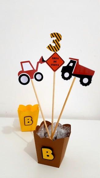 Topper e Cachepô para Centro de Mesa