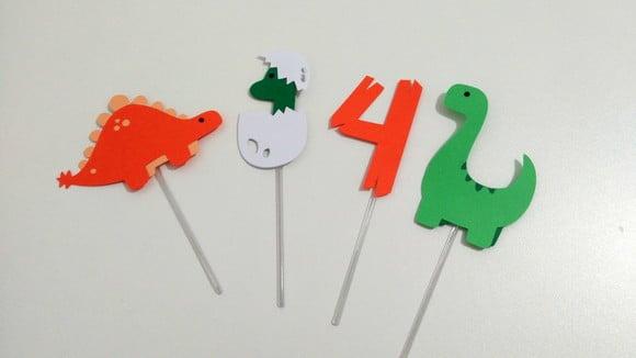 Topper Dinossauro Scrap