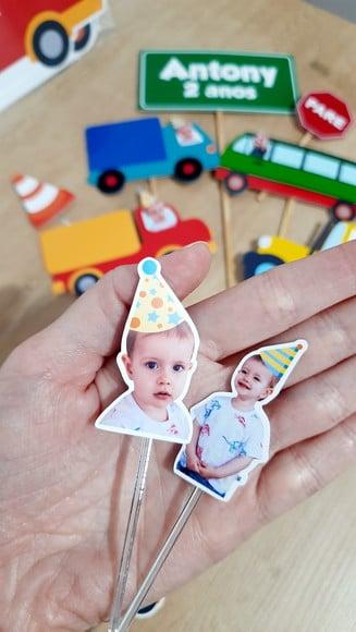 Topper Meios de Transporte (personalizado)