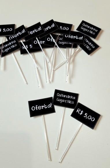 Topper Plaquinha de Feira - Quitandinha