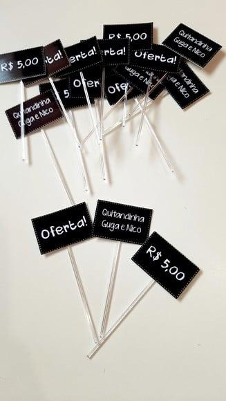 Topper Plaquinha de Feira - Quitandinha