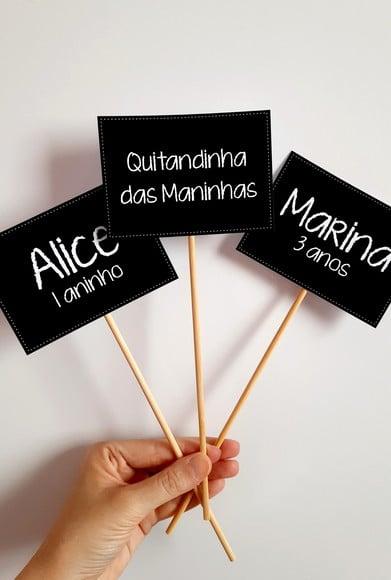 Topper Quitandinha para Centro de Mesa