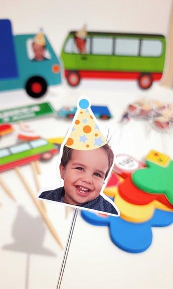 Topper Rostinho (personalizado)