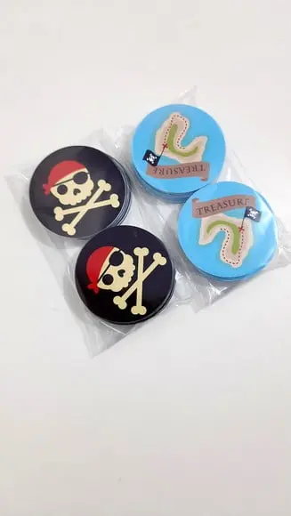 Adesivo 5 cm - Piratas