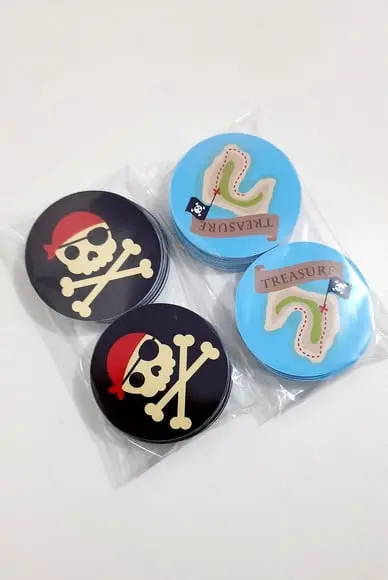 Adesivo 5 cm - Piratas