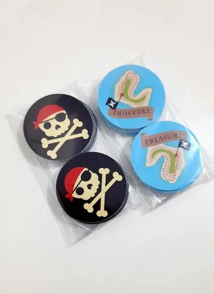 Adesivo 5 cm - Piratas