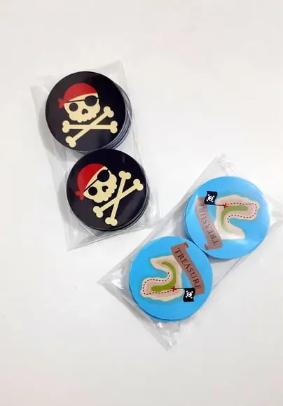 Adesivo 5 cm - Piratas