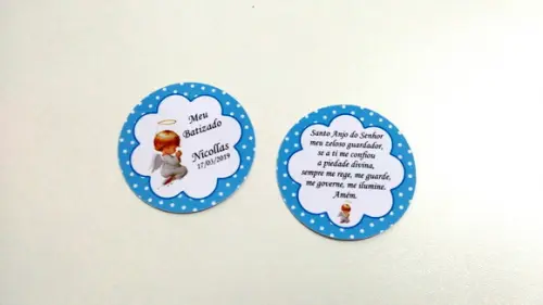 Adesivo 5 cm Batizado