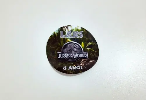 Adesivo 5 cm Dinossauro