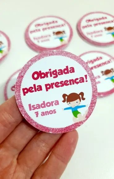 Adesivo 5 cm Ginástica Ritmica
