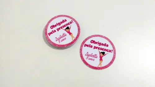 Adesivo 5 cm Ginástica Ritmica